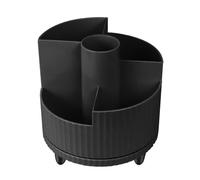 Buhdjfnke 1 PCS Porta Pennelli Trucco, Organizer Trucco Girevole A 360°, Contenitore per Pennelli Trucco, Portapennelli per Trucco, B