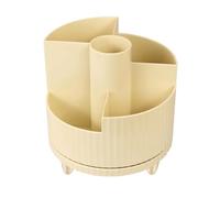 Buhdjfnke 1 Pezzo Portapennelli per Trucco, Organizzatore per Trucco Rotante A 360°, Portapennelli In Plastica per Trucco, Bacinella Porta Pennelli per Trucco.
