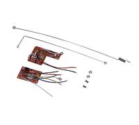 Buhdjfnke 1 Set 4CH 40MHZ Trasmettitore e Scheda Ricevitore Remoto con Antenna per Parti di Giocattoli Telecomandati per Auto Robot RC DIY
