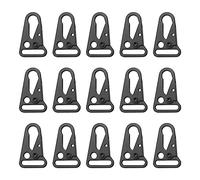 Buhdjfnke 15 Pezzi Bocca Ingrandita Clip Sling Clasp Olecranon Hook per Sling Outdoors Borsa, Moschettone Moschettoni