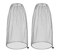 Buhdjfnke 2 Pacchetti di Zanzare Oversized Net, 99x66cm, Ideale per la Copertura del da Giardinaggio, Rete Grigia