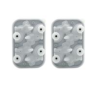 Buhdjfnke 2 Pezzi di Stampo per Cubetti di Ghiaccio 3D A Forma di Cane Divertente per Whisky, Cocktail. Carino Stampo per Ghiaccio A Forma di Cane in Gel di Silice.