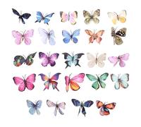 Buhdjfnke 3D Butterfly Wall Patch Murali Riutilizzabili Utilizzati per La Decorazione della Famiglia