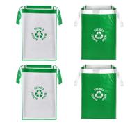 Buhdjfnke 4PCS Sacchetti per Cestini per la Raccolta Differenziata dei Rifiuti in Cucina, Casa. Organizer Impermeabile per Cestini, Contenitore con Scomparti.