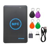 Buhdjfnke 5 Frequenza RFID Smart Chip Duplicatore +Copiatore Reader NFC 4xuid Copiale IC/ID 13.56m 125K/ HID Clone Token da Token 125k