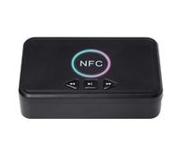 Buhdjfnke Adattatore Bluetooth NFC BT5.0 Ricevitore Audio Wireless Trasmettitore Jack da 3,5 mm AUX 2 Suono Stereo per Altoparlante Cuffie