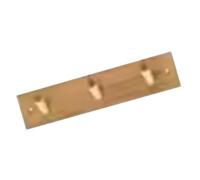 Buhdjfnke Appendiabiti da Muro Gancio per Stanza Porta Oggetti per Corridoio Supporto In Bambù per Abiti Cappelli Accappatoi Retro Rack 3 Ganci