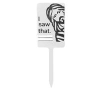 Buhdjfnke Cartello con Personaggio con Supporto per Borsa, Cartello da Prato per Cani, per Favore Pulisci Dopo Il Tuo Animale Domestico