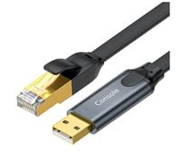 Buhdjfnke Console USB A RJ45 Adattatore USB A RJ45 per Computer Portatile Convertitore USB RJ45 8P8C Console 180 cm