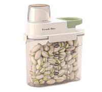 Buhdjfnke Contenitore per Cereali Contenitori per Conservare Alimenti per Dispensa Sigillati e Anti-Umidità 1800ML Verde