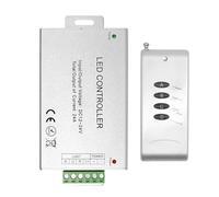 Buhdjfnke Controller LED 12A Controller RGB A 4 Modulo Wireless Dimmer di Regolazione per Striscia RGB DC12-24V