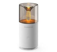 Buhdjfnke Diffusore A Luce di Candela per Umidificatore per Aria Casa Auto, Mini Diffusore per Olio di Fragranza Bianco