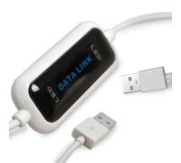 Buhdjfnke Easy Copy USB 2.0 Ponte di Trasferimento File PC A PC Smart KM Link Net Condivisione Diretta File Sincronizzazione Dati Mouse Tastiera