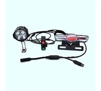 Buhdjfnke Ebike per Bbs01 Bbs02 Fanali Anteriori e Posteriori Un Trazione Centrale, Supporto Clacson/Luce di Svolta/B Raking