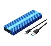 Buhdjfnke In Metallo con Dissipazione del M.2 SSD Enclosure USB 3.2 Type-C Supporta Il Protocollo Duale/NVMe Hard Disk Box e