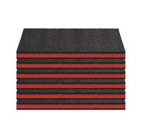Buhdjfnke Inserti In Schiuma per Cassetta Degli Attrezzi 6 Pezzi 18 X 18 X 1 Pollici Rivestimenti Organizzatori e Fogli di Stoccaggio In Materiale Polietilene