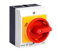 Buhdjfnke Interruttore di Interruttore Principale 16A Switch Esterno Industriale A 3 Pin per Interruttori di Collegamento e Circuiti di Disconnessione