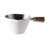 Buhdjfnke Misurino In Acciaio Inossidabile da 90 Ml Tazzine per Caffè Espresso Caraffa per Latte Piccola Brocca per Caffè Espresso Tazzina da Cucina Bianco