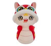 Buhdjfnke Piccolo Peluche A Forma di Serpente, Decorazione per Il Salotto, Articolo per la Casa, Giocattolo Interattivo in Peluche, Regalo per Ragazze, Anno del Serpente 2025.