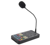 Buhdjfnke Scheda Audio I9 con Cambiatore di Voce, Modulo di Effetti Sonori Multifunzionale per Giochi in Streaming Live, Smartphone e Dispositivi Audio Portatili Gameslive