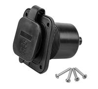 Buhdjfnke Spina di Presa da 15 Amp, Presa per da 5-15 125 V con Copertura Impermeabile per Prolunga Elettrica per, Barche e Capannoni