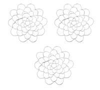 Buhdjfnke Supporto per Composizione Floreale, 3 Pezzi, Strumento di Arrangiamento Floreale in Metallo, Coperchio Inseribile Floreale Riutilizzabile, 5 Pollici, Resistente