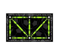 Buhdjfnke Tappetino per L'Allenamento del Calcio Football Footstep Training Mat per Il Calcio, Antiscivolo, per Tutti I Livelli e Tutte Le età, 31,49 X 19,68 Pollici, Verde.