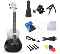 Buhdjfnke Ukulele A Corde Ukulele Mini Chitarra A Due Toni Bicolore Build Twilor Gradient Fine per Principianti A