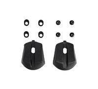 Buhygn Caschi Di Tacchi Sostitutivi, Design Non Slip, Neri, Cuscinetti Per Scarpe Ciclistiche, Del Tallone Per Scarpe, Facile Sostituzione, Per Ciclismo, Interno, Esterno, Pendola