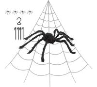 Buhygn di Halloween Ragnatela Decorativa Gigante per Giardino
