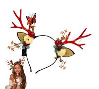Buhygn Fascia Per Capelli Con Corna Di Cervo Luminosa | Diadema Di Bellezza Illuminato | Fasce Per Orecchie Da Animale | Per Performance Gioco Di Ruolo Prop Foto Raduni Cerimonie Feste Matrimonio
