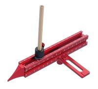 Buhygn Utensile per Marcatura, Righello di Misurazione con Base Magnetica, Strumento di Marcatura per Falegnameria, per Falegnami Taglio Moquette Piastrelle Costruzioni