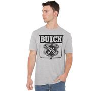 Buick 1946 Emblem T Shirt, Grigio (Athletic Heather), XL Unisex-Adulto