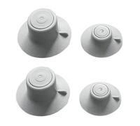 BUIDI 4 Pezzi/Set Notebook Laptop Pad riduzione del Calore Piedini di Raffreddamento Ventosa Supporto Termico Computer Ufficio, Accessori elettronici Grigio