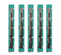 BUIDI 5 Pezzi 75mm Mixer Fader A20K / B20K / B50K Potenziometro a Scorrimento Dritto per Behringer Electronic Component Green