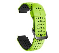 BUIEX Cinghia da polso in silicone sportivo compatibile con Gar-Min Forerunner 235 220 230 620 630 73 5xt Guarda Accessori Compatible With braccialette di WatchBand Band (Color : Green black)