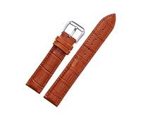 BUIEX Cinta di orologio in pelle in pelle ricambio Compatibile con uomini con uomini da donna 12mm 14mm 16mm 18mm 19mm 20mm 21mm Canda d'oro (Color : 7, Size : 20mm)