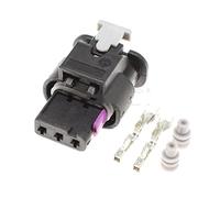 BUIEX Kit 1/5/10/20 1718653-1. Te 3. Pin Auto Electronic Maschio Maschio Femmina connettore connettore connettore Compatibile con VW. Audi. 4F0973703A 4F0973703. (Color : Female, Size : 10Sets)