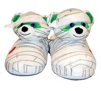 Build a Bear unisex-child costruire un orso build-a-bear assortiti bambini carino slip-on pantofole x-large 3-4 bianca