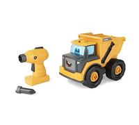 John Deere - Camion con cassone ribaltabile costruibile, giocattolo da costruzione STEM, giallo, giocattolo da portare a parte