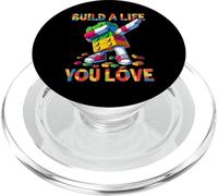 Build A Life You Love Funny Bricks Master Builder Dabbing PopSockets PopGrip per MagSafe