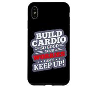 BUILD CARDIO SO GOOD YOUR WORRIES CAN'T KEEP UP Custodia per iPhone XS Max