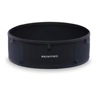 Build & Fitness LiteBelt Cintura da corsa - 4 tasche ad accesso rapido dall'alto - Marsupio super leggero, sottile, supporto per telefono da corsa - GU di tutte le dimensioni - per uomo e donna, S