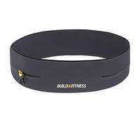 Build & Fitness Marsupio Running - Cintura Palestra e Porta Cellulare da Corsa con Gancio Portachiavi - Compatibile con iPhone, Samsung. Unisex