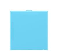 Build Plate, Compatibile con BIGTREETECH CryoGrip Pro Piastra di costruzione for 2 stampanti 3D Adesione Heatbed Stampa fronte-retro Lamiera di acciaio,for Hotbed Build Plate(Black)