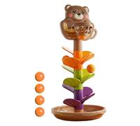 Build Stack Ball Drop - Set di impilamento pista a sfera, giocattolo interattivo per bambini piccoli, giocattoli colorati per impilare la caduta della torre | Attività di apprendimento diverti