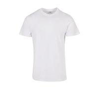 Build Your Brand BB010-Basic Round Neck T-Shirt, Bianco, XS Uomo