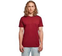 Build your Brand Basic Round Neck T-Shirt, Cherry, XL Uomo