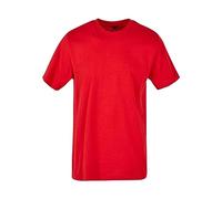 Build Your Brand Bb010-basic Round Neck T-Shirt, T-Shirt Uomo, Cityred, L