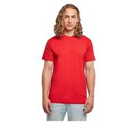 Build Your Brand Bb010-basic Round Neck T-Shirt, T-Shirt Uomo, Cityred, M